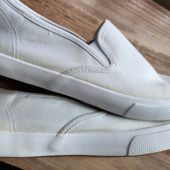 Womens White slip on Amazon essentials sneaker 8 - Picture 7 of 9